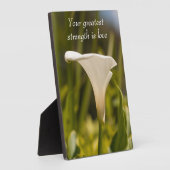 Wisdom Tabletop Plaque met Easel Fotoplaat (Zijkant)