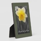 Wisdom Tabletop Plaque met Easel Fotoplaat (Zijkant)