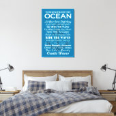 Wisdom uit de oceaan canvas afdruk (Insitu (Slaapkamer))