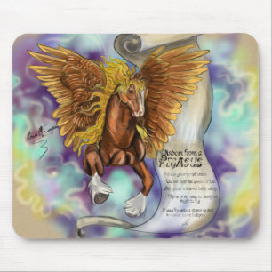 Wisdom uit een Pegasus, mousepad Muismat