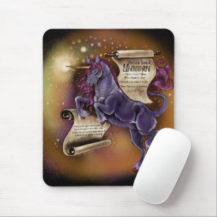 Wisdom uit een Unicorn, mousepad Muismat