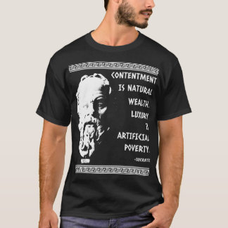 Wisdom van de grote SOCRATES T-shirt