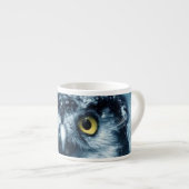 Wisdom van de Owl Espresso Kop (Voorkant rechts)