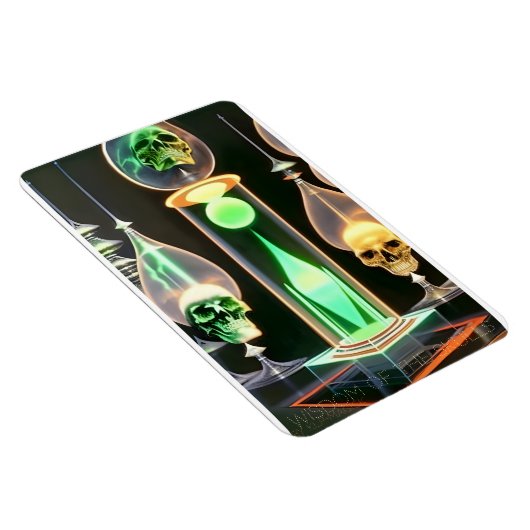 Wisdom van de schedels - AI Fantasy Art Print Sci- Magneet (Rechterzijde)