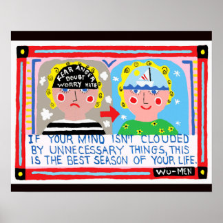 Wisdom van een bevroren poster