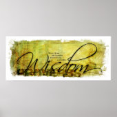 Wisdom van het Poster Proverbs (Voorkant)
