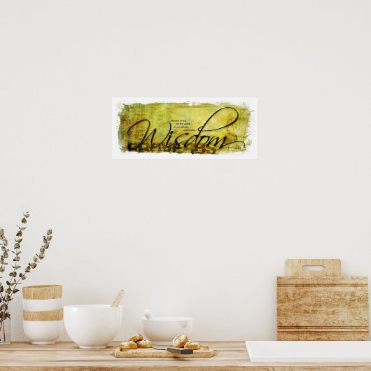 Wisdom van het Poster Proverbs (Keuken)