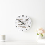 Wisdom van katten ronde klok (Huis)