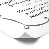 Wisdom Wedding Advice Sign Poster (Hoek)