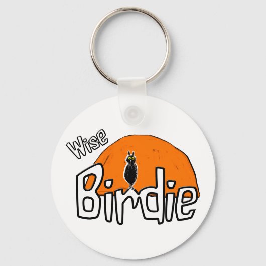 Wise birdie sleutelhanger (Voorkant)