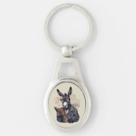Wise Donkey — Keychain