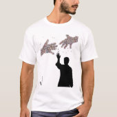 Wise Expression BHARAT JODO YATRA Gandhi T-shirt (Voorkant)