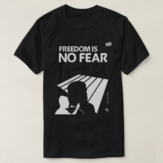 Wise Expression FREE UMAR KHALID T shirt (Design voorkant)