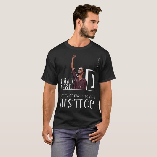 Wise Expression UMAR KHALID is MY HERO T shirt (Voorkant volledig)