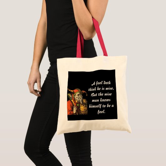 Wise Fool Tote Bag (Voorkant (product))