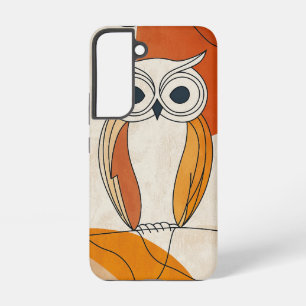 Wise Gaze Owl telefoonhoesje Samsung Galaxy Hoesje