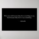 Wise gezegde poster (Voorkant)