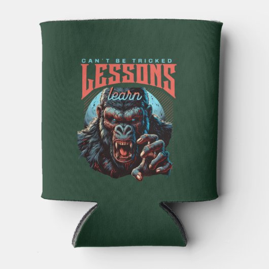 Wise Gorilla Lessons Learn Foam Cup Holder  Blikjeskoeler (Voorkant)