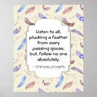 Wise Inspirerend Motivatie Chinees Proverb