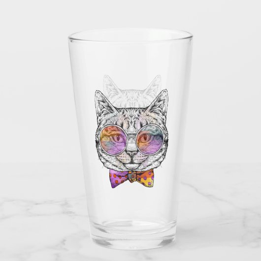 Wise Kat Kat Glas (Achterkant)