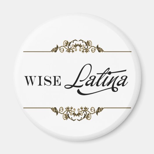 Wise_Latina Magneet (Voorkant)