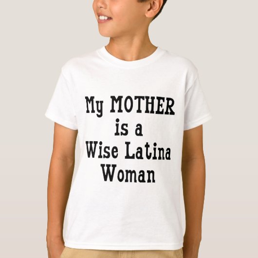 Wise Latina Mama T-shirt (Voorkant)