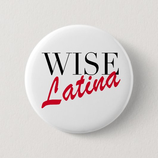 Wise Latina Ronde Button 5,7 Cm (Voorkant)