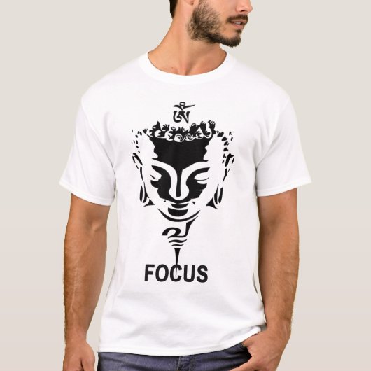 Wise Man-Buddha Man-T-shirt T-shirt (Voorkant)