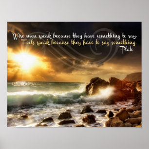 Wise Mannen Speak Poster