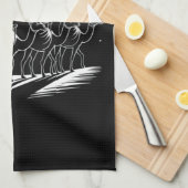 Wise Mannen zoeken hem nog steeds Christelijk Kers Theedoek (Quarter Fold)