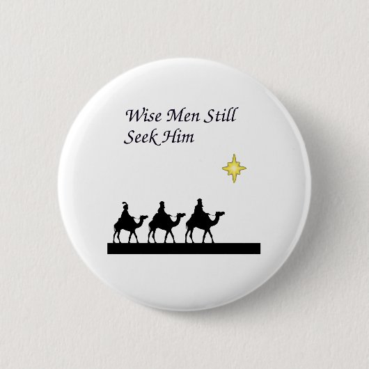 Wise Mannen zoeken hem nog steeds Ronde Button 5,7 Cm (Voorkant)