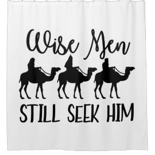 Wise Mannen zoeken nog steeds naar zijn kerst Douchegordijn