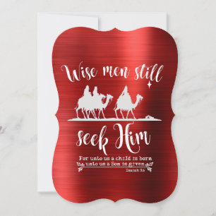 Wise Mannen zoeken nog steeds naar zijn kerst Feestdagenkaart