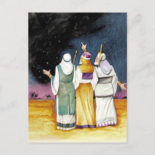 Wise Men postcard Briefkaart (Voorkant)