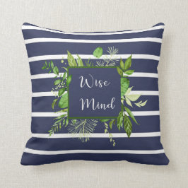 Wise Mind Striped Pillow Kussen