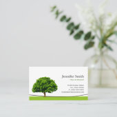 Wise Oak Tree Care Service - Afspraak Afsprakenkaartje (Staand voorkant)