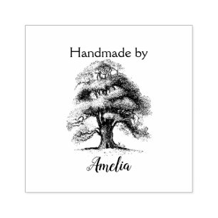 Wise Old Oak Handgemaakt door Rubber Stamp Rubberstempel
