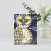 Wise Old Owl Briefkaart (Staand voorkant)