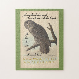 Wise Old Owl Legpuzzel