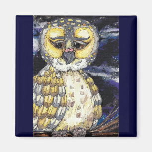 Wise Old Owl Magnet Magneet