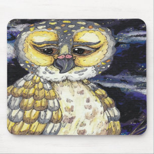 Wise Old Owl Mousepad Muismat