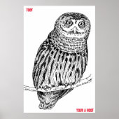 Wise Old Owl Poster (Voorkant)