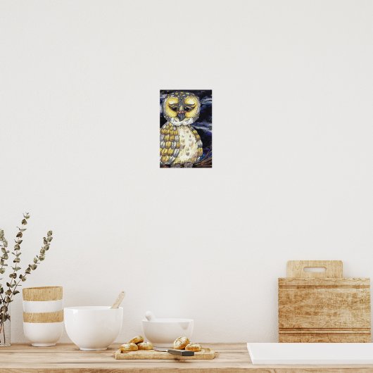 Wise Old Owl Print (Keuken)