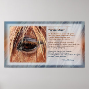Wise One motivatie poster, © Kim McElroy Poster