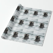 Wise Otter Cadeaupapier (Uitgerold)