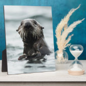 Wise Otter Fotoplaat (Zijkant)