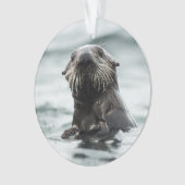 Wise Otter Ornament (voorkant)