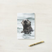 Wise Otter Post-it® Notes (Op bureau)