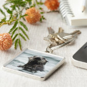 Wise Otter Sleutelhanger (Zijkant)