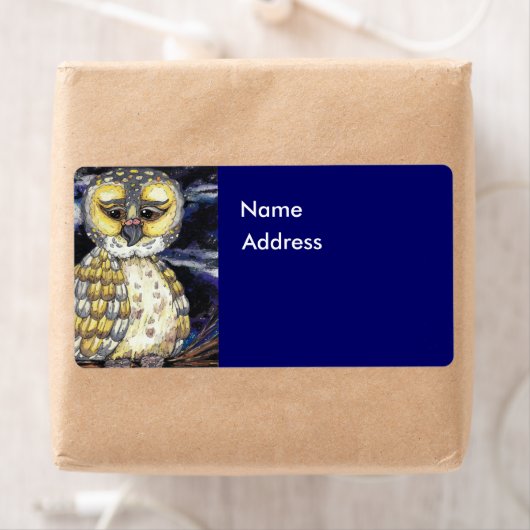 Wise oude Uil Label (Insitu)